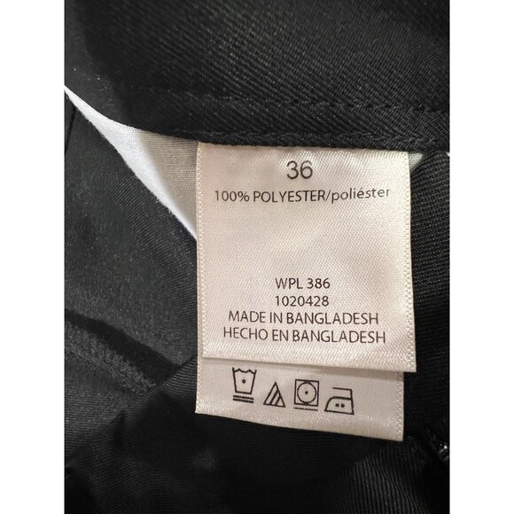 Haggar Men's Black Cool 18 Performance Comfort Waist Straight-Fit Shorts 36W NWT - Picture 4 of 5